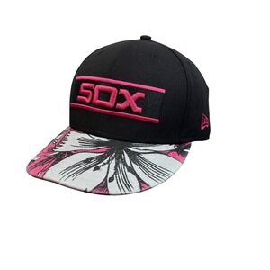 Chicago White Sox Hat Cap Fitted Mens 7 3/4 Black MLB Baseball 59FIFTY New Era